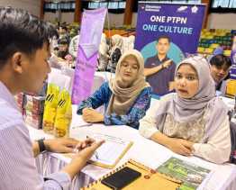 PTPN IV Regional III Diserbu Pencari Kerja di Riau Job Fair 2025