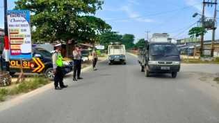 Gelar Penling, Polsek Pangkalan Kuras Imbau Warga Vaksinasi ke Puskesmas