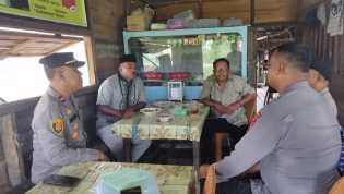 Kapolsek Teluk Belengkong Berikan Imbauan dan Sosialisasi Pemilu 2024