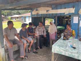 Polsek Tambusai Gelar Jumat Curhat untuk Jaga Kondusivitas Pasca Pilkada
