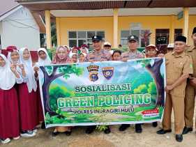 Kapolda Riau Dorong Green Policing, Polsek LBJ Tanamkan Kepedulian Lingkungan Sejak Dini di SDN 005