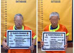 Maling Modus Ganjal ATM, 2 Pria Paruh Baya Diringkus Polresta Pekanbaru