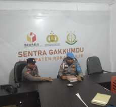 Pengamanan Kantor Bawaslu Rohil Diperketat Jelang Pemilu 2024
