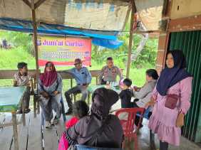 Jumat Curhat Polsek Bangko Pusako, Warga Sampaikan Keluhan Kamtibmas