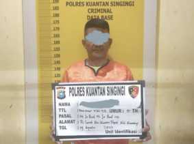 Satresnarkoba Polres Kuansing Amankan Pria Diduga Penyalahguna Narkotika