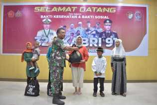Alumni Akabri 1991 Gelar Bakti Sosial dan Kesehatan di Polres Inhu