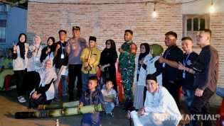 Lestarikan Tradisi, Polsek Tanah Putih Tanjung Melawan Gelar Festival Meriam Buluh ke-5 di Batu Hampar Rohil