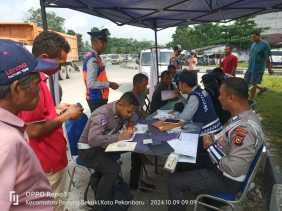 Optimalkan Keselamatan, Ditlantas Polda Riau Gelar Operasi Rutin di Pekanbaru Demi Pilkada Damai