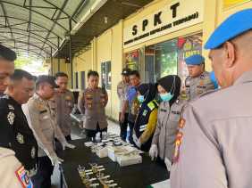 Perketat Pengawasan Internal, Polres Kampar Lakukan Tes Urine Mendadak