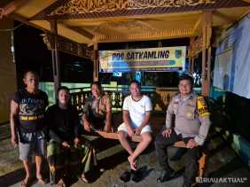 Green Policing di Rokan Hilir, Polsek TPTM Aktifkan Kembali Satkamling