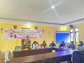 Wakapolsek Kemuning Hadiri Bimtek Pengawas TPS Menjelang Pemilu 2024