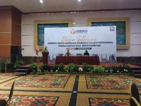 Melalui Media Gathering, Bawaslu Riau Sebut Peran Media Efektif