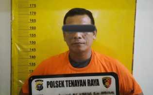 Petugas Patroli Karhutla Polsek Tenayan Raya Tangkap Pengedar Narkoba Jenis Sabu