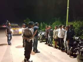 Polsek Rupat dan TNI Aktif Jaga Kondusivitas Jelang Pilkada Serentak 2024