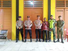 Usai Pemilu, Polsek Simpang Kanan Pastikan Keamanan Logistik