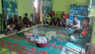 Datangi Suku Sakai, Polsek Bonai Darussalam Edukasi Pemilu