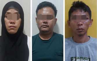 Polda Riau Ungkap Peredaran 837 Gram Sabu, Tiga Kurir Ditangkap