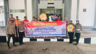 Satlantas Polresta Pekanbaru Gelar Kampanye Keselamatan Berlalu Lintas dan Sosialisasi Pilkada Damai 2024