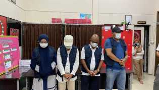 Kejari Inhil Tahan 4 Tersangka Dugaan Korupsi Pembangunan SMA 1 Tembilahan