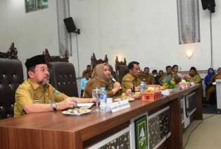 Penyerapan Anggaran BKK Bermasa Rendah, Bupati Bengkalis Kasmarni Berang