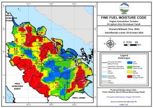 Terdata 36 Titik Hotspot terjadi di Provinsi Riau