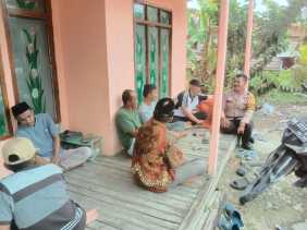 Babinkamtibmas Desa Sencalang Ajak Masyarakat Ciptakan Pemilu Damai 2024