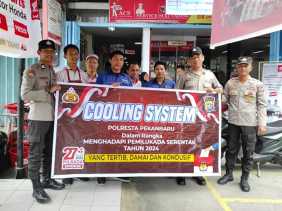 Polresta Pekanbaru Galakkan Sosialisasi Pilkada 2024, Ajak Masyarakat Jaga Kamtibmas