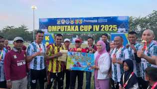 Omputaka Cup IV Sukses Digelar, Persita Payakumbuh Angkat Trofi Juara di Kampar