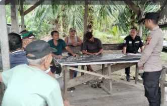 Polsek Sungai Apit Lakukan Sambang Warga untuk Cooling System Menjelang Pilkada