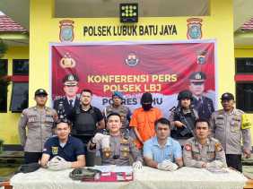 Polsek Lubuk Jaya Amankan Pelaku Narkoba dengan Barang Bukti 51,72 Gram Sabu