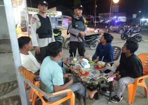 Jaga Stabilitas Pilkada Polsek Ukui Patroli Blue Light Kring Serse