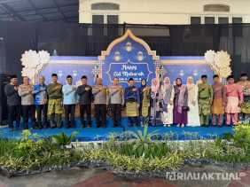 Hari Terakhir Open House Wali Kota Pekanbaru Dihadiri Gubernur dan Kapolda Riau