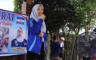 Pererat Silaturahmi, Hj Sulastri Ajak Srikandi Demokrat Menangkan Pasangan AMAn di Pilwako Pekanbaru