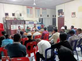 Polsek Sungai Apit Gelar Kegiatan Cooling System, Aipda Rhomi Ingatkan Warga Bijak Terhadap Hoaks