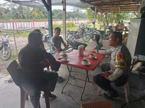 Kisah Bripka R P Gultom, Sosialisasi Pemilu Damai dengan Beragam Cara