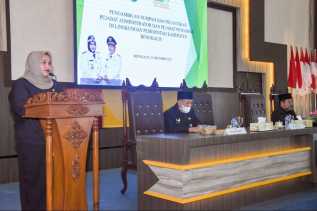 Lantik Para Pejabat, Ini Pesan Bupati Bengkalis