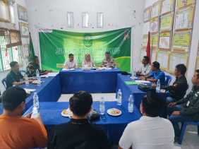 Sinergi Polsek Tualang, PPK, dan Panwascam Demi Kelancaran Pilkada 2024