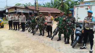 TNI-Polri Patroli Sinergitas di Rimba Melintang Jaga Kamtibmas Kondusif