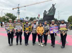 17 Hari Menuju Pilkada Riau 2024, Ditlantas Polda Riau Ajak Masyarakat Tidak Golput