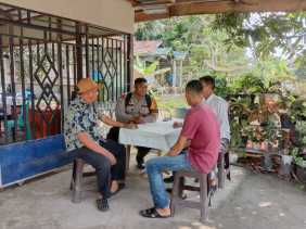 Babinkamtibmas Desa Sungai Dusun Cooling System Jelang Pemilu 2024