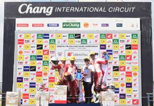 Pebalap Astra Honda Sapu Bersih Podium ARRC Thailand
