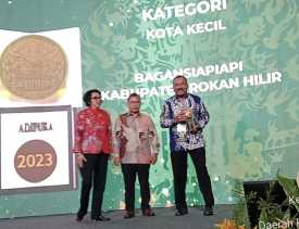 Kabupaten Rokan Hilir Terima Penghargaan Piala Adipura Tahun 2023