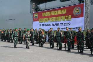 Pangdam I Bukit Barisan Lepas Keberangkatan Tugas 450 Prajurit Yonif 132/BS ke Papua