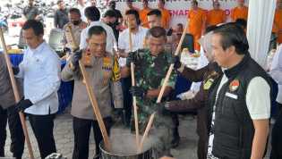 Polda Riau Musnahkan 83,47 Kilogram Sabu dan 43.651 Ekstasi, Bongkar Jaringan Narkoba Internasional