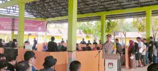 Kapolres Rohil Gelar Simulasi Pemungutan dan Penghitungan Suara