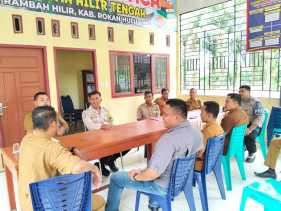 Polsek Rambah Hilir Gelar Cooling System untuk Wujudkan Pilkada Damai dan Kondusif di Rohul