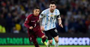 Argentina Vs Venezuela 3-0, La Pulga Akhiri Puasa Gol