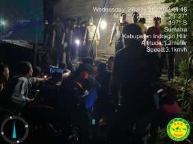 Jasad Penjaring Ikan di Inhil Ditemukan 2 Kilometer dari Lokasi Tenggelam