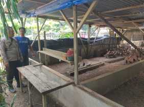 Polsek Bangko Pusako Gelar Kegiatan Pembinaan Ketahanan Pangan ke Masyarakat