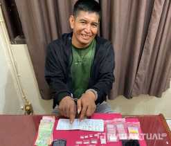 Residivis DPO Narkoba Ditangkap di Inhu, Malah Senyum Saat Tunjukkan Barang Bukti